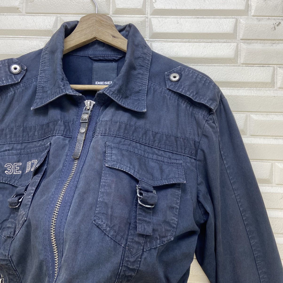 Diesel Diesel Blue Panthers Fighters Squadron 36060 Biker Jacket Size US S / EU 44-46 / 1 - 16 Thumbnail
