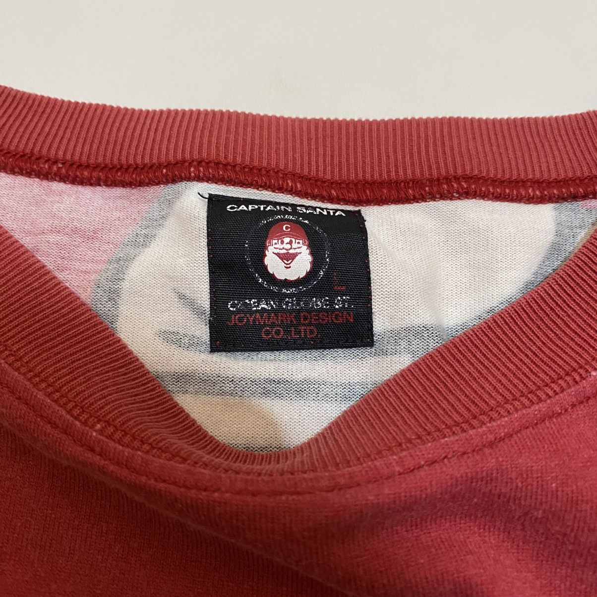 Vintage Captain santa tshirt sports club Size US L / EU 52-54 / 3 - 3 Thumbnail