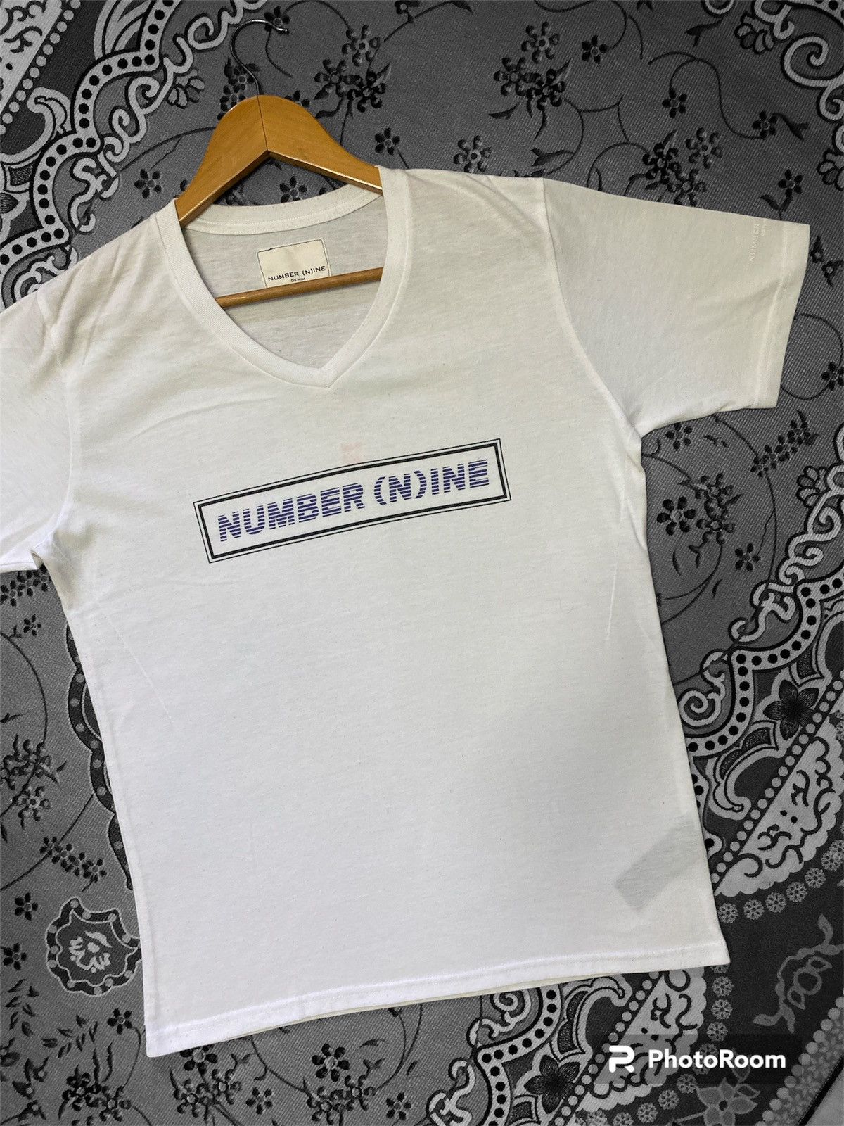 Japanese Brand × Number (N)ine × Takahiromiyashita The Soloist. ‼️RARE‼️COMBO 2 PIECES NUMBER(N)INE BOX LOGO SHIRT TEE🔥 Size US M / EU 48-50 / 2 - 12 Thumbnail