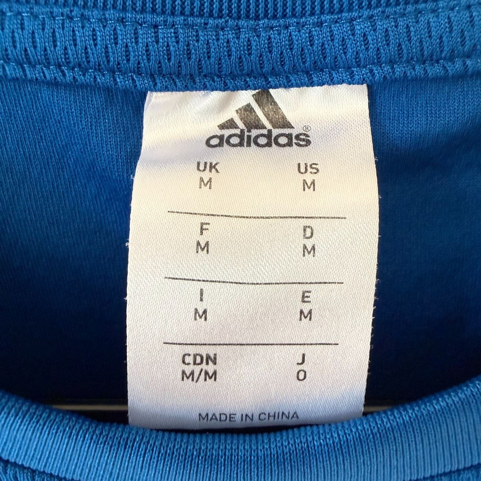 Adidas ADIDAS Polyester Soccer Training Jersey Men Medium Regular Size US M / EU 48-50 / 2 - 3 Thumbnail