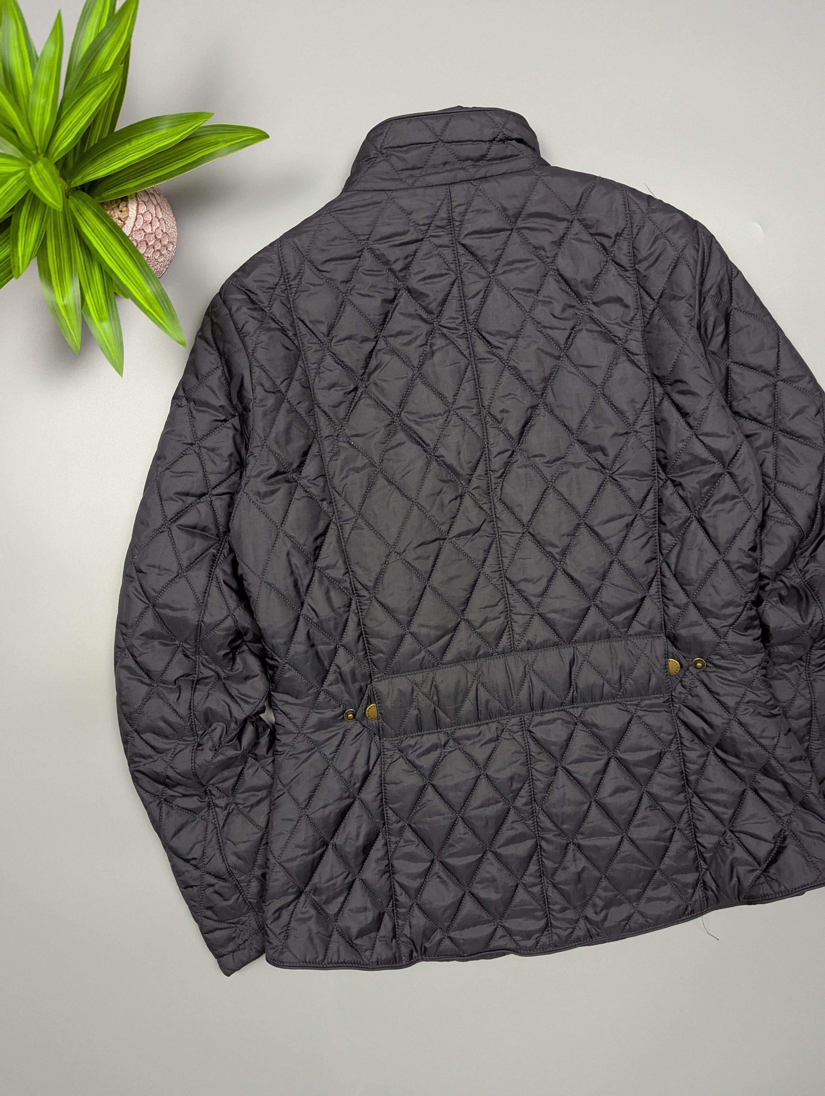 Barbour Barbour Dark Gray Quilted Jacket Women’s US 8 Size M / US 6-8 / IT 42-44 - 8 Thumbnail