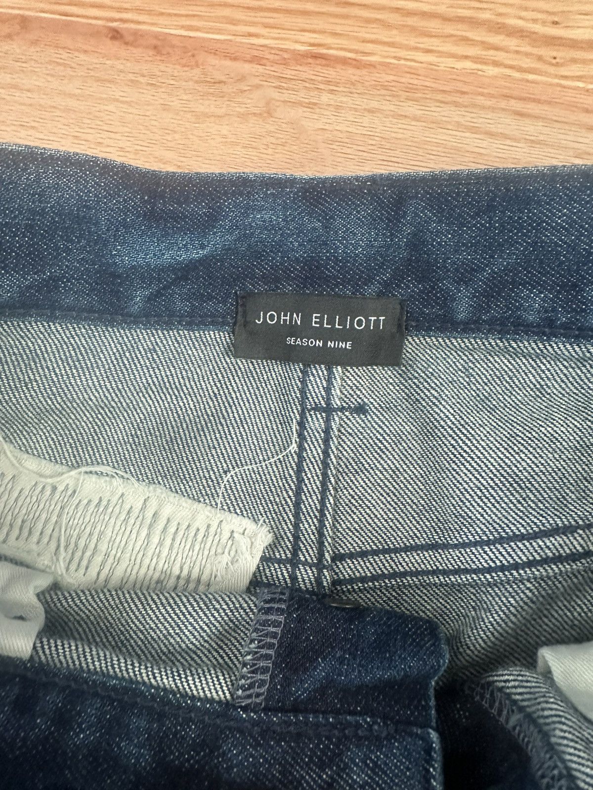 John Elliott Season 9 Cast 2 Rip and Repair Japanese Denim Size US 29 - 4 Thumbnail