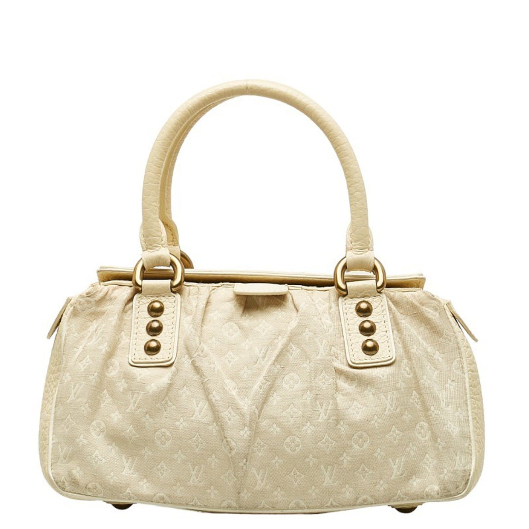 image of Louis Vuitton Monogram Trapeze Pm Handbag M40061 Dune Beige Leather Canvas Ladies Louis Vuitton, Wo