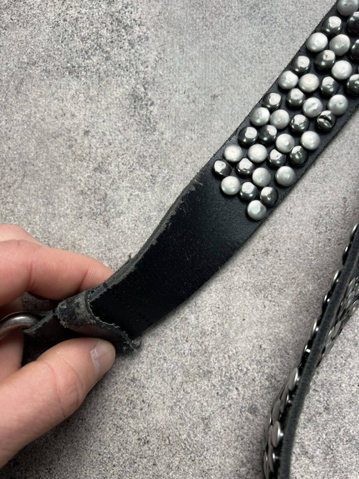 Hysteric Glamour Vintage studded leather belt Size ONE SIZE - 9 Thumbnail