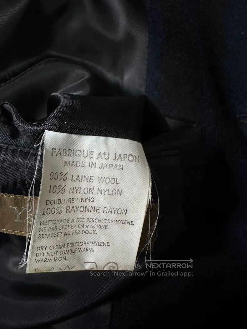 Yohji Yamamoto Yohji Yamamoto Oversize woolen striped blazer Size 48R - 4 Thumbnail