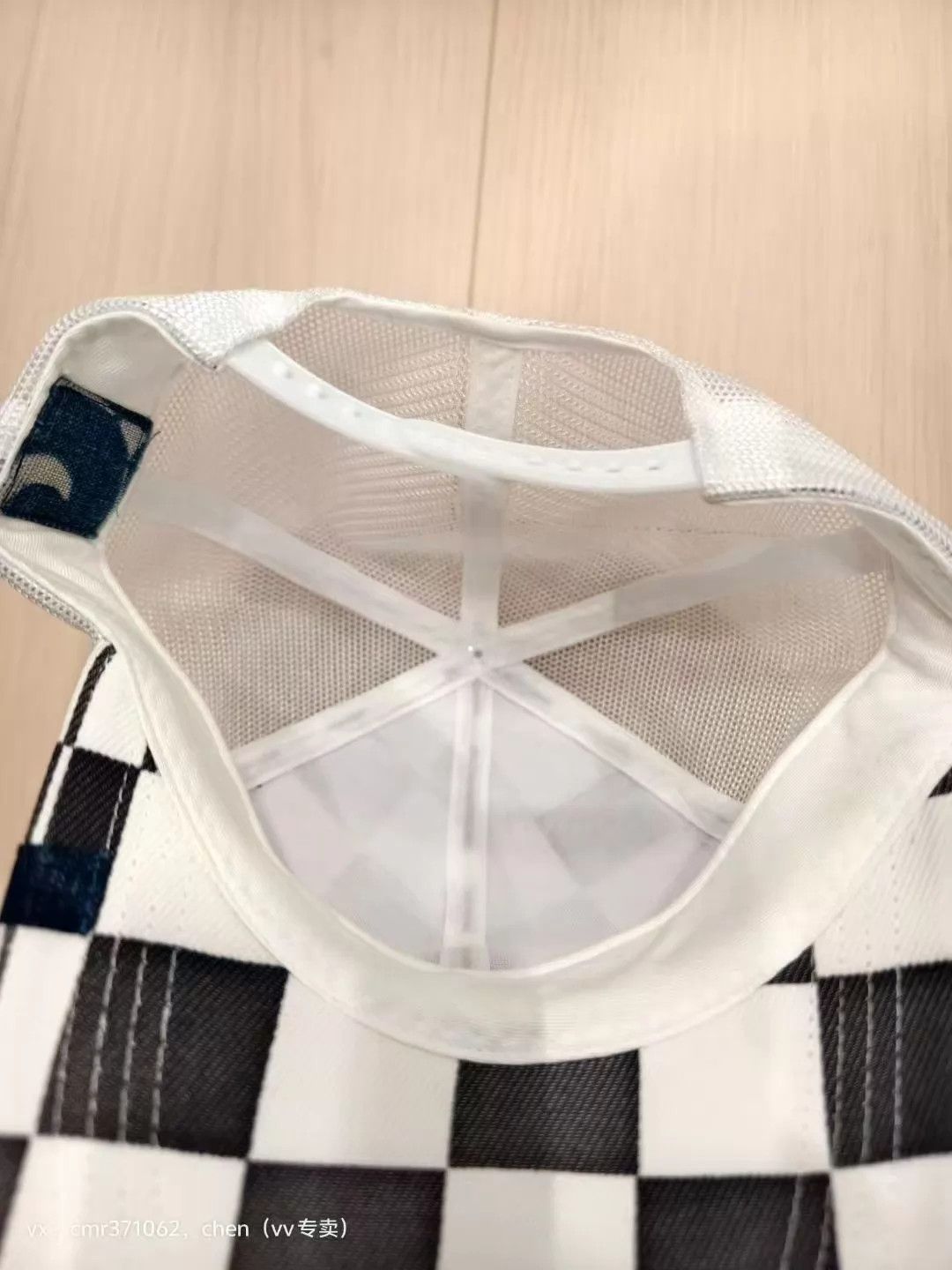 Visvim VISVIM 19 ICT GY Cap 2nd Black/White Check OS Size ONE SIZE - 6 Thumbnail