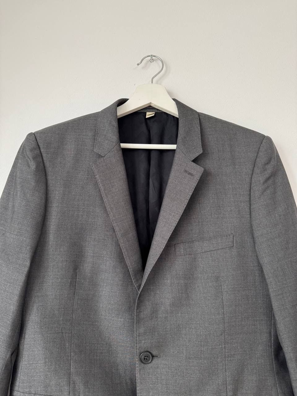 Burberry Burberry London Wool Silk Blend Blazer Size 50R - 2 Thumbnail