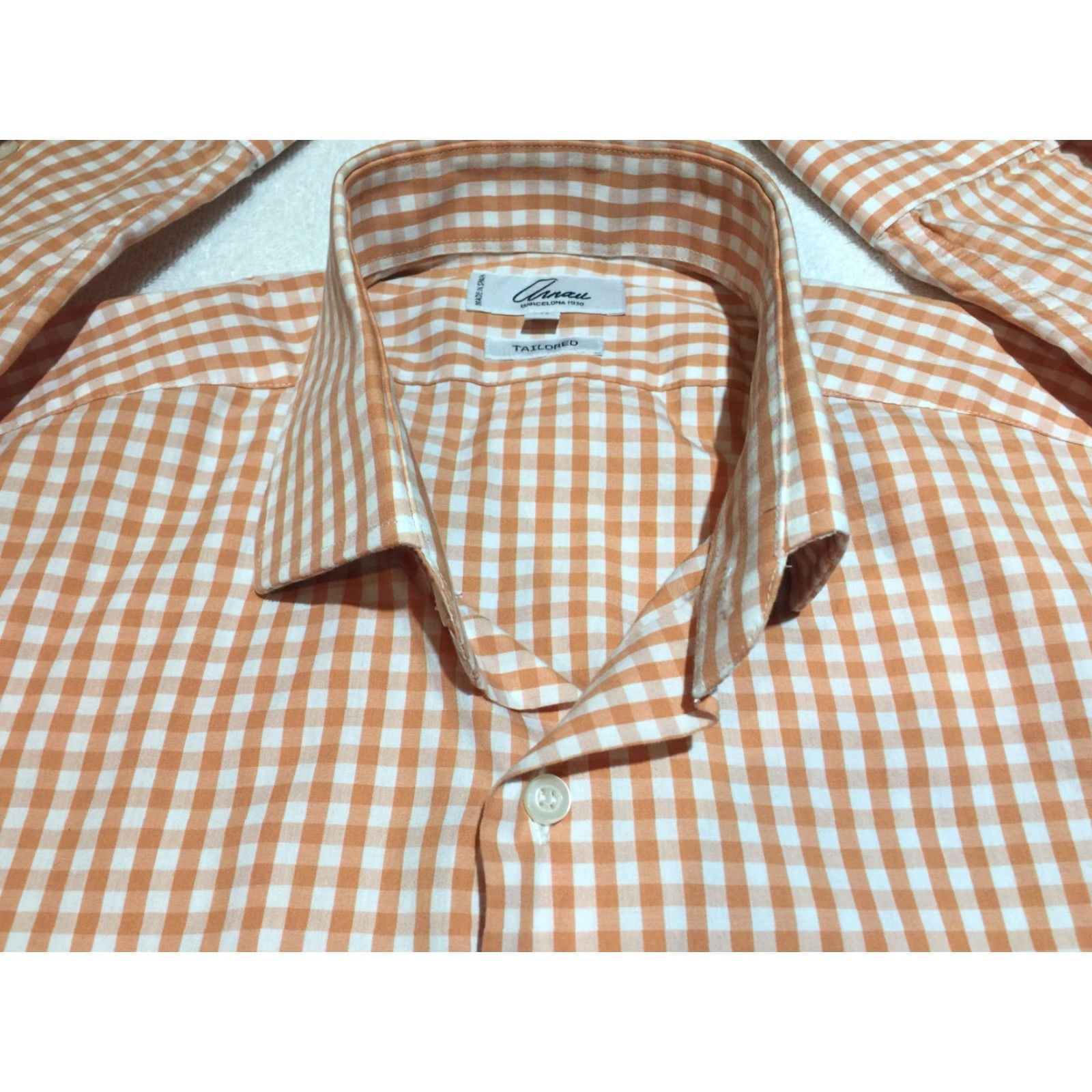 Vintage VINTAGE Arnau Men’s XL Plaids & Checks Button-Up Shirt Long Sleeve Cotton Blend Size US XL / EU 56 / 4 - 3 Thumbnail