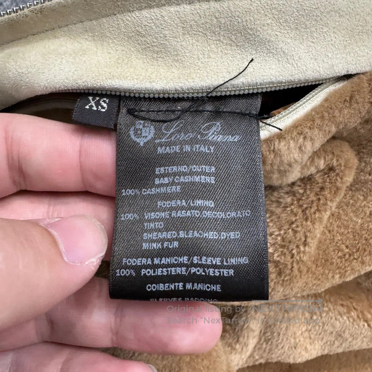 Loro Piana LORO PIANA Inner mink and cashmere jacket| Size US XS / EU 42 / 0 - 6 Thumbnail