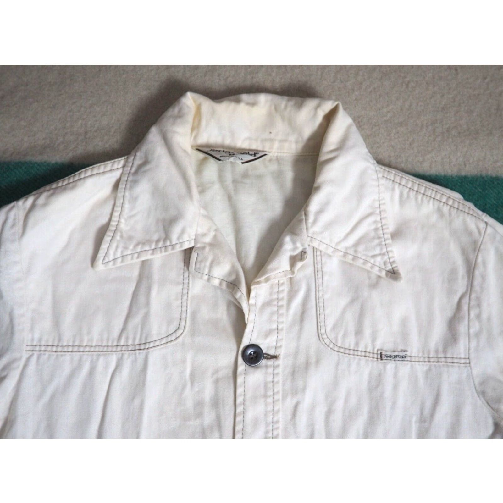 Vintage VINTAGE Sedgefield Shirt Western Beige Cotton Long Sleeve 1970s M Womens Size US M / EU 48-50 / 2 - 3 Thumbnail