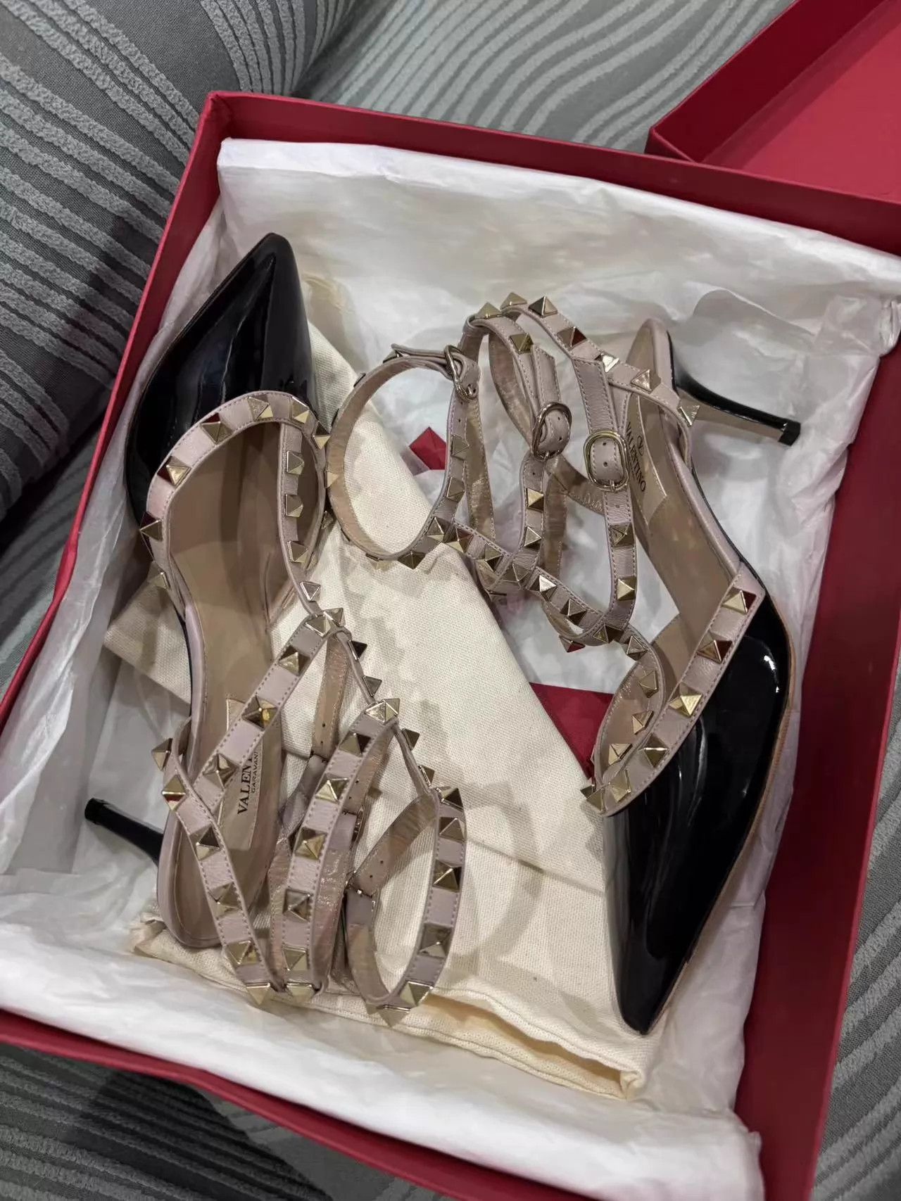 Valentino Valentino 3-Ring Heels EU 37 99 New Resoled Size US 6.5 / IT 36.5 - 1 Thumbnail