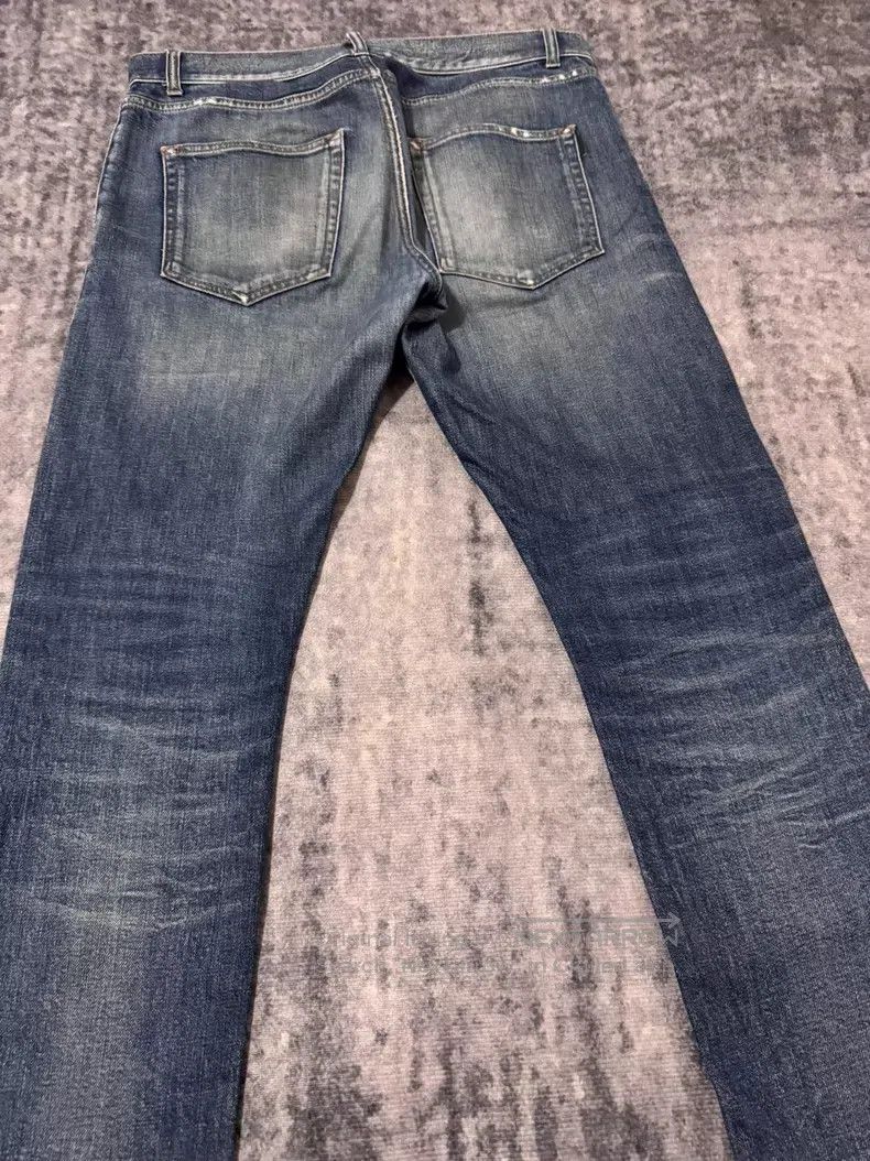 Saint Laurent Paris Saint Laurent Paris Light Blue Ghost Claw Distressed Fring Size US 32 / EU 48 - 4 Thumbnail