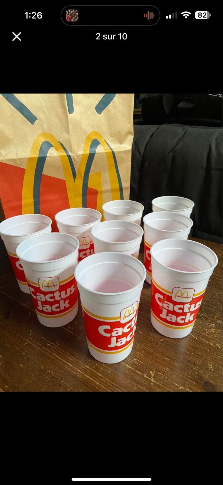 Travis Scott Cactus jack x mcdonald cup and bag Size ONE SIZE - 2 Thumbnail