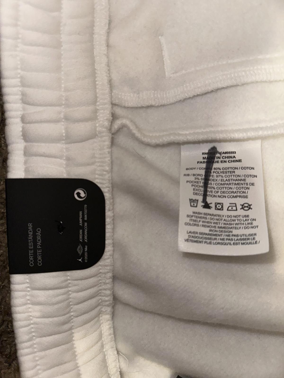 Nike Air Jordan DJ Khaled We The Best White Sweatpants UNRELEASED Size US 32 / EU 48 - 10 Thumbnail