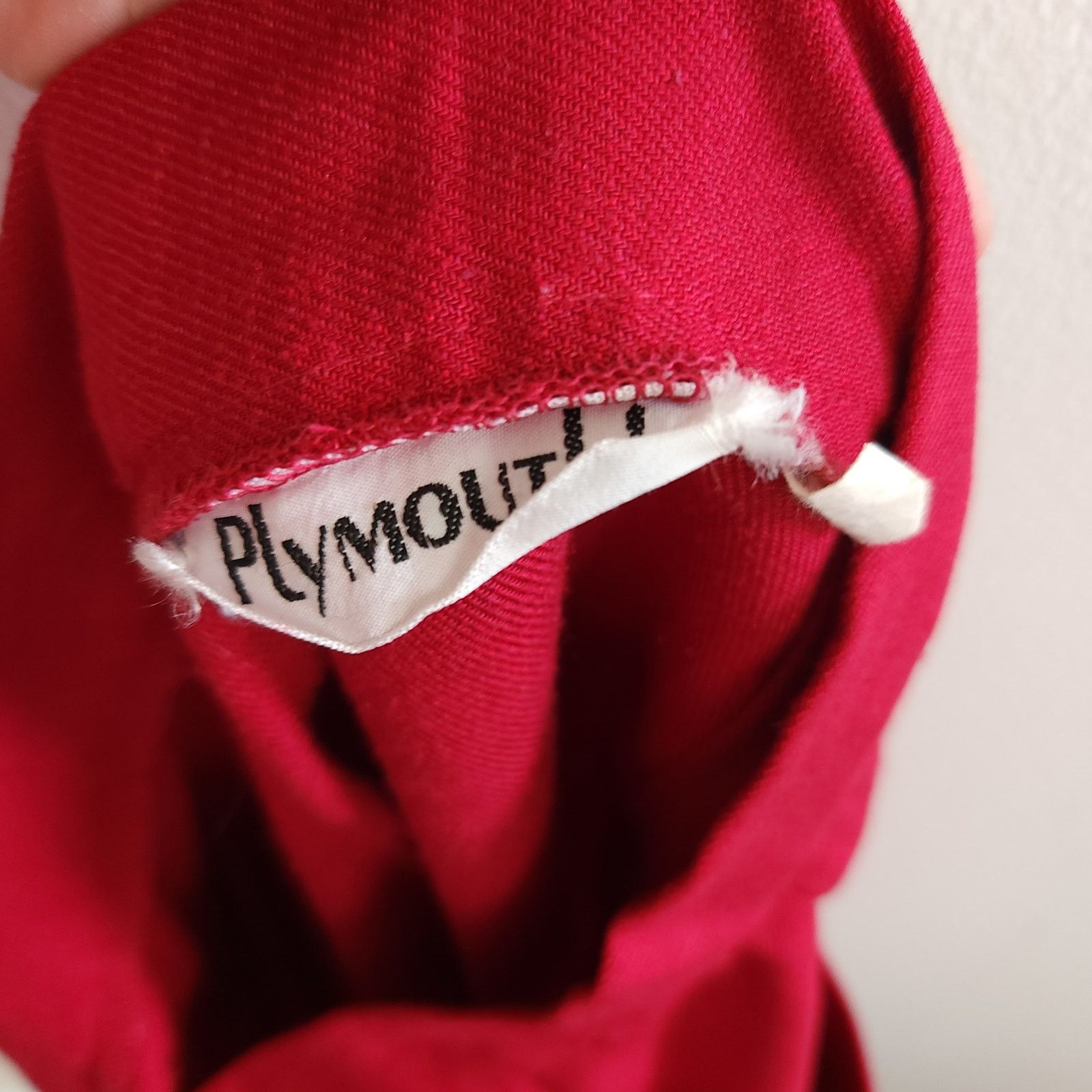 Other Vintage Midi Red Skirt Button Front S Size 26" / US 2 / IT 38 - 9 Thumbnail