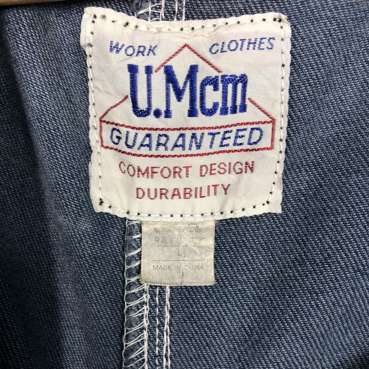 Japanese Brand 🔥VINTAGE CHORE DENIM JACKET U.MCM UNION MADE ISSEY MIYAKE Size US L / EU 52-54 / 3 - 20 Thumbnail