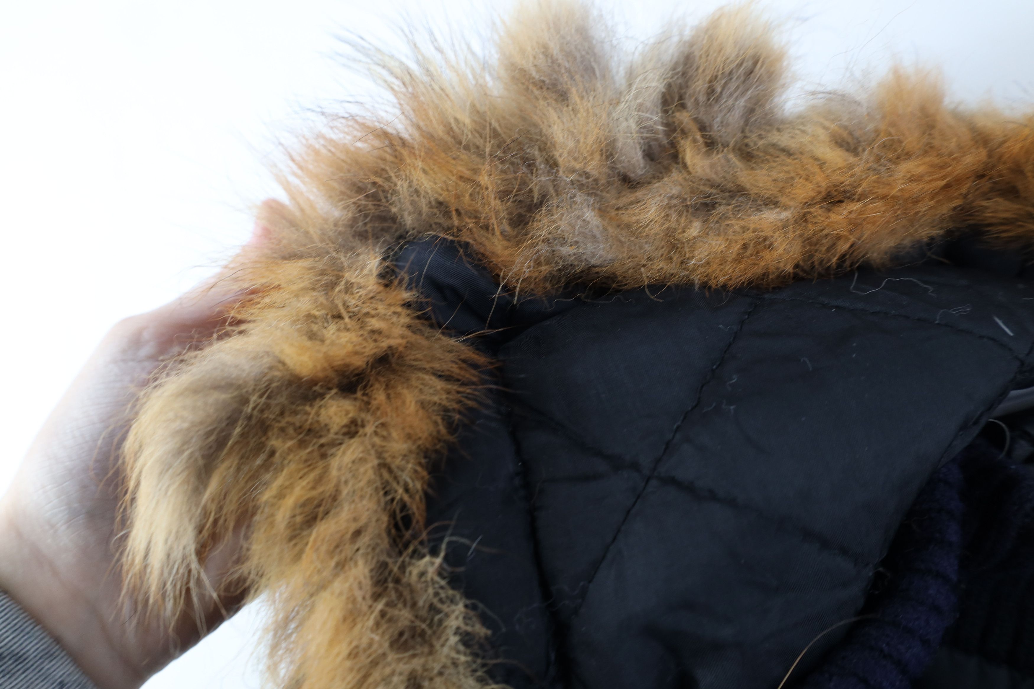 Vintage Vintage 90s Streetwear Fox Tail Fur Quilted Hooded Jacket Size US XXL / EU 58 / 5 - 12 Thumbnail