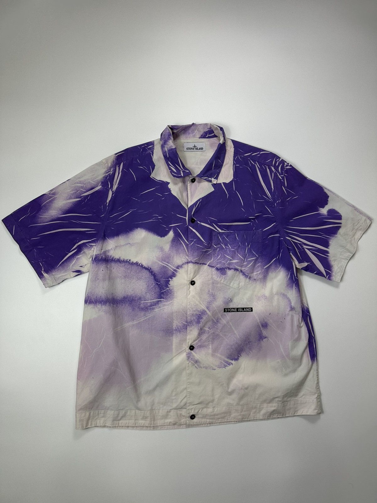 Stone Island Stone Island Abstract Print Shirt XL Size Men's Purple Size US XL / EU 56 / 4 - 1 Thumbnail
