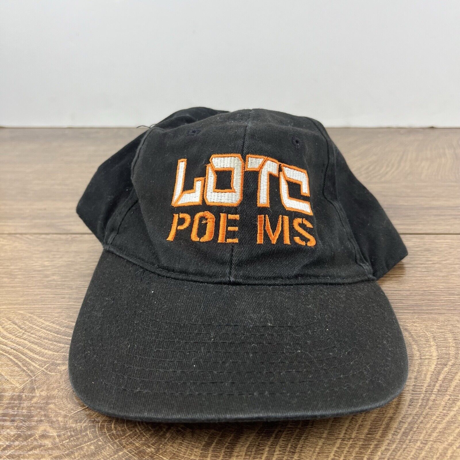 Other Lotc Poe MS Hat Black Cap Adjustable Hat Black Adult Fit Hat Size ONE SIZE - 2 Thumbnail