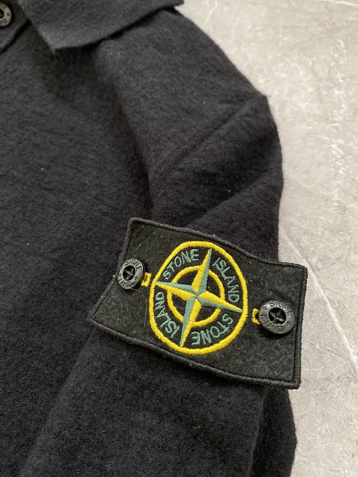 Stone Island Rare Stone Island Junior 1/3 Button Nylon Wool Sweaters Y2K Size US XXS / EU 40 - 6 Thumbnail