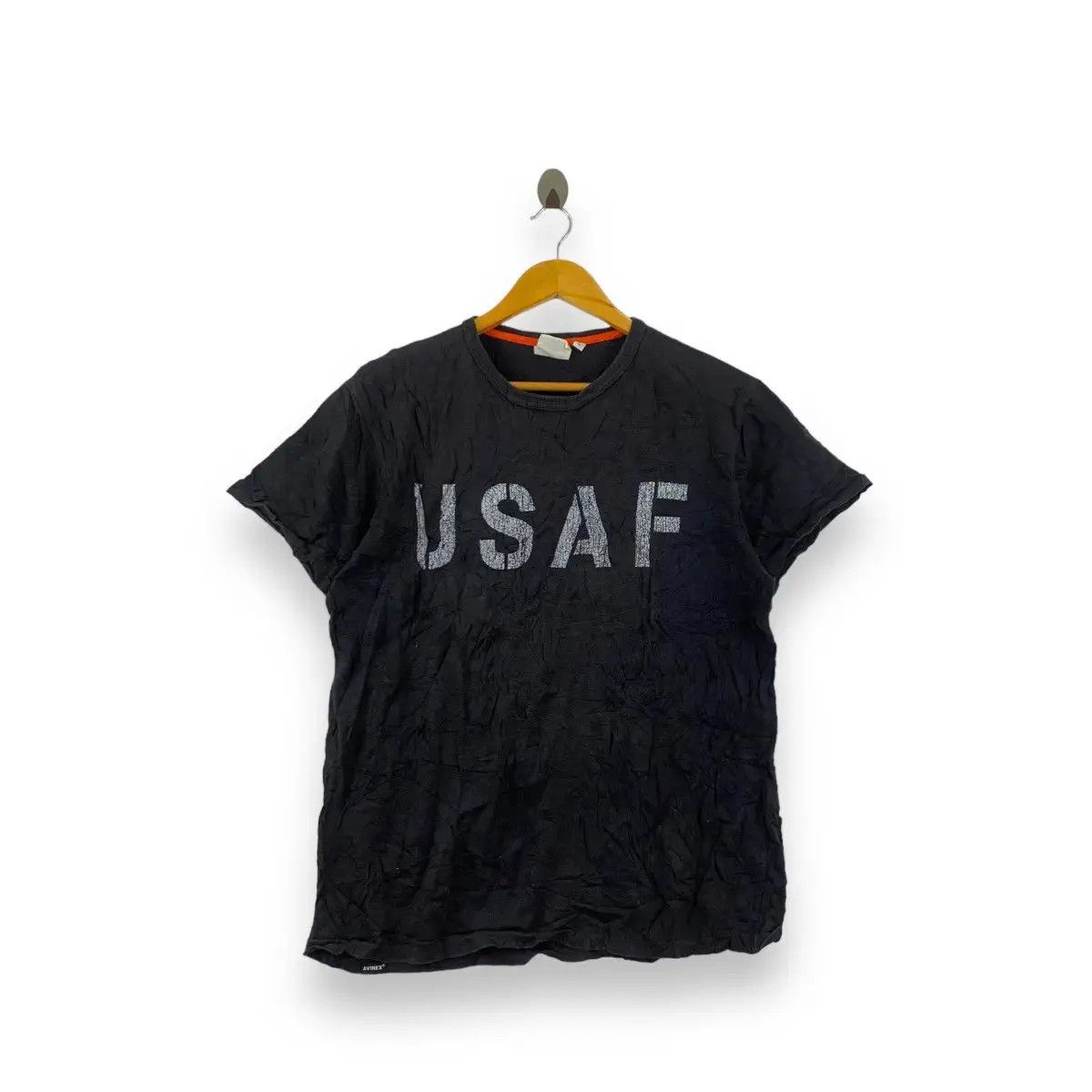 Vintage Vintage AVIREX USAF Flight Deck Crewman Tee Shirt Air Force Size US L / EU 52-54 / 3 - 1 Thumbnail