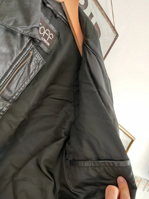 Japanese Brand × Vintage Vintage Leather jacket moto avant garde swag drip y2k 90s Size US S / EU 44-46 / 1 - 10 Thumbnail