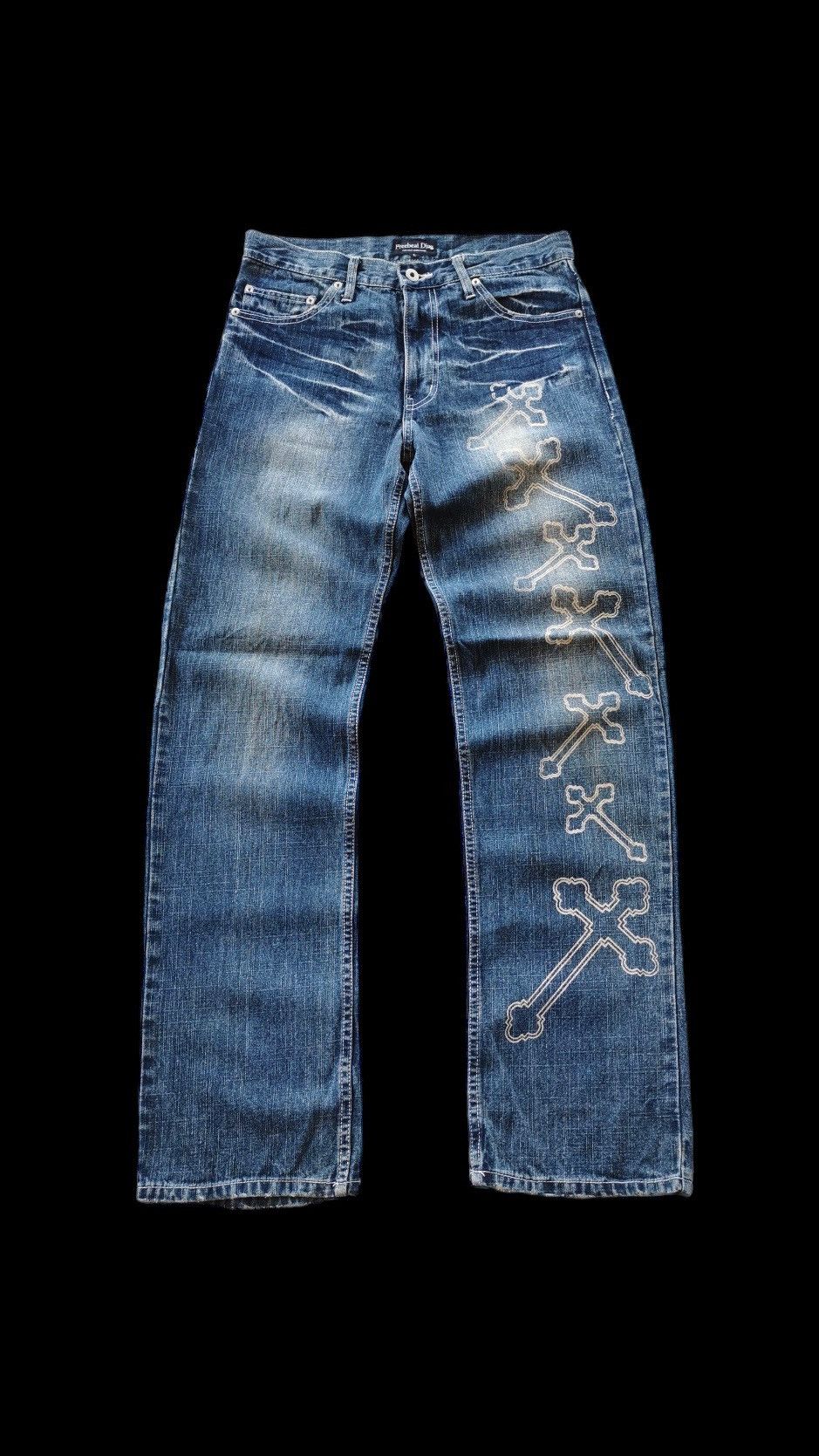 If Six Was Nine Free Beat Japan Cross Jeans Size US 32 / EU 48 - 12 Thumbnail