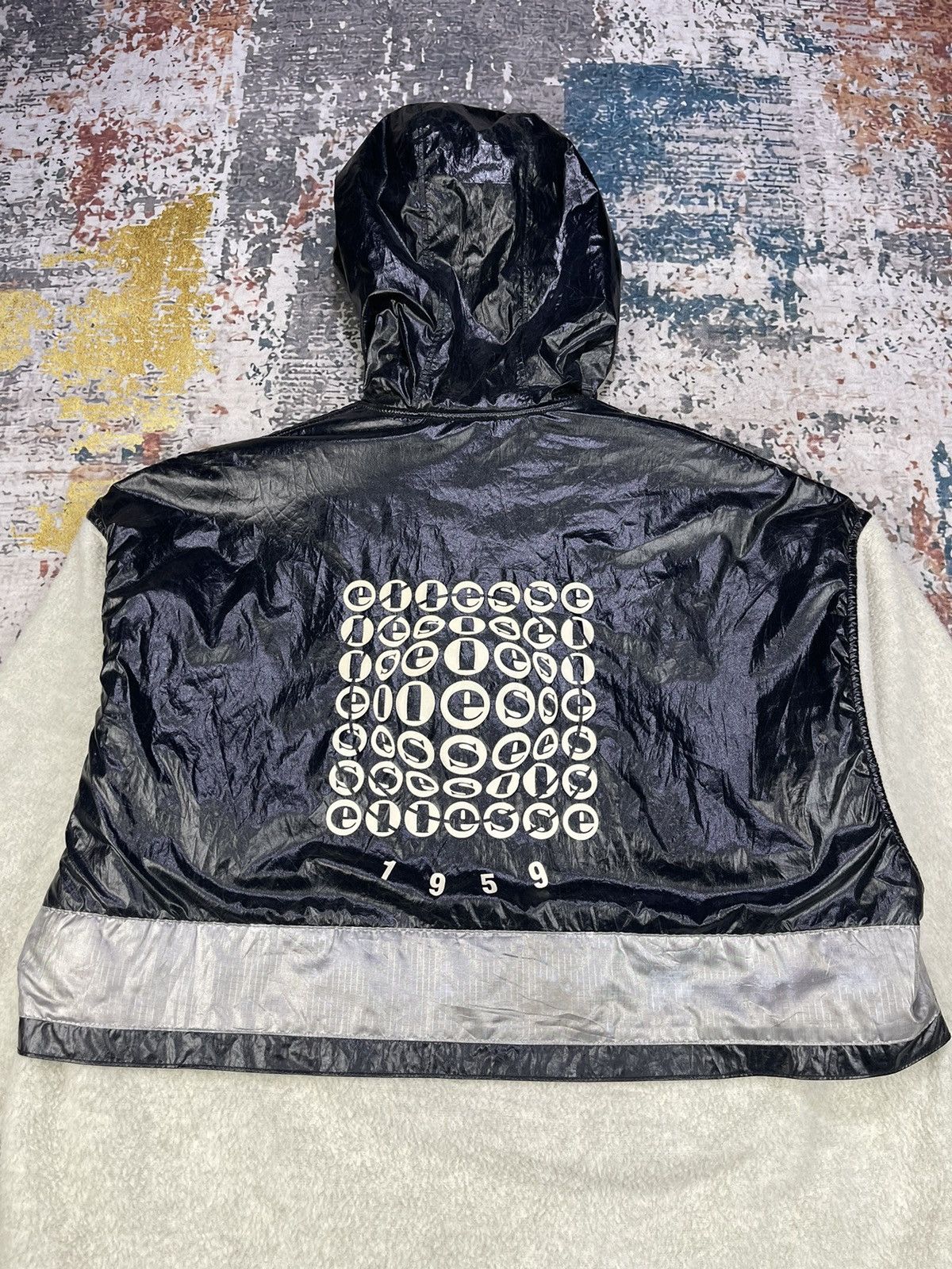 Ellesse Vintage Ellesse Reflective Hybrid Fleece Back Spell Out Size US L / EU 52-54 / 3 - 2 Thumbnail