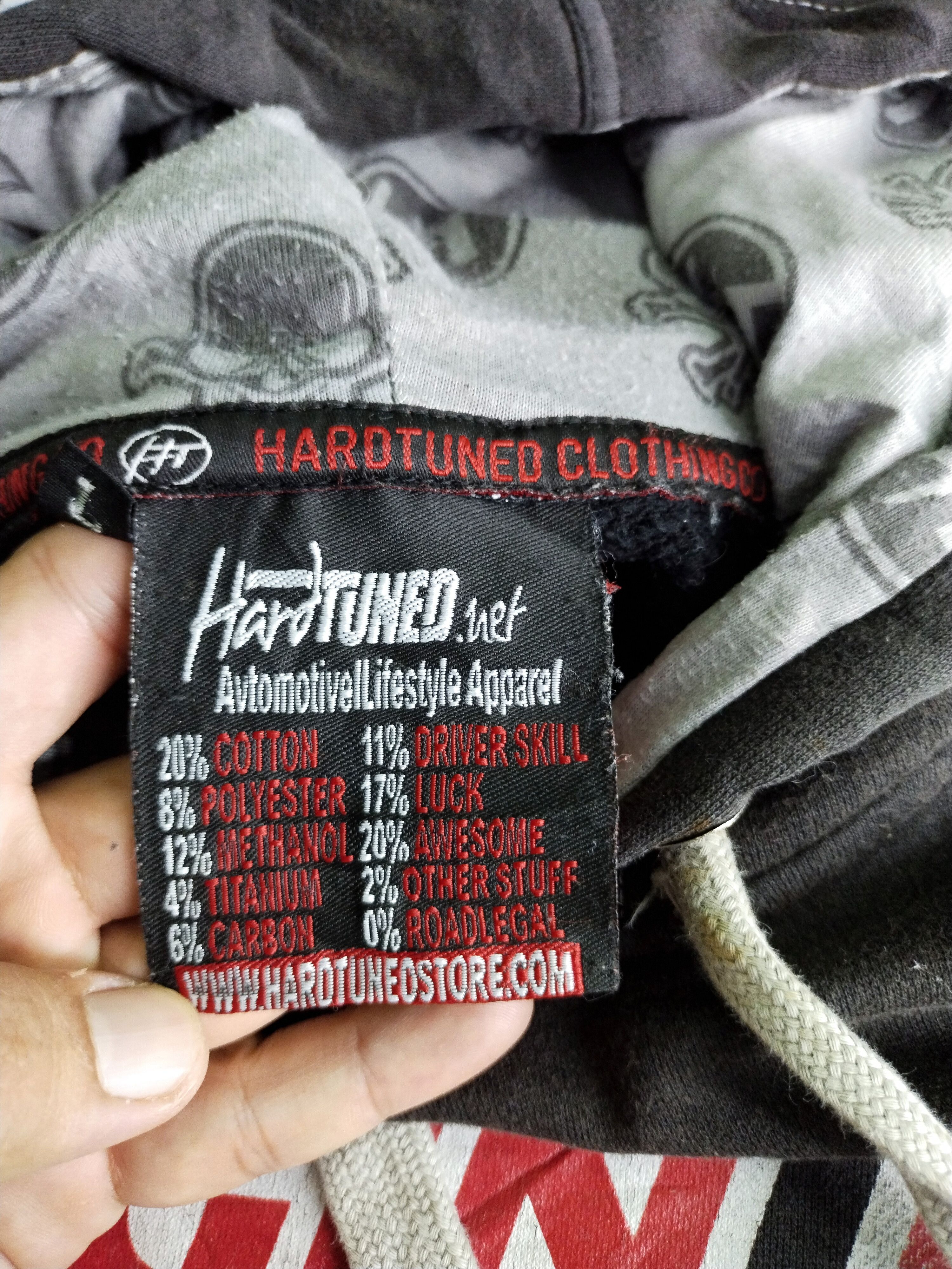 Japanese Brand 🔥 Vtg Origin Labo X Hardtuned Big Print Skull Hoodie Size US L / EU 52-54 / 3 - 13 Thumbnail