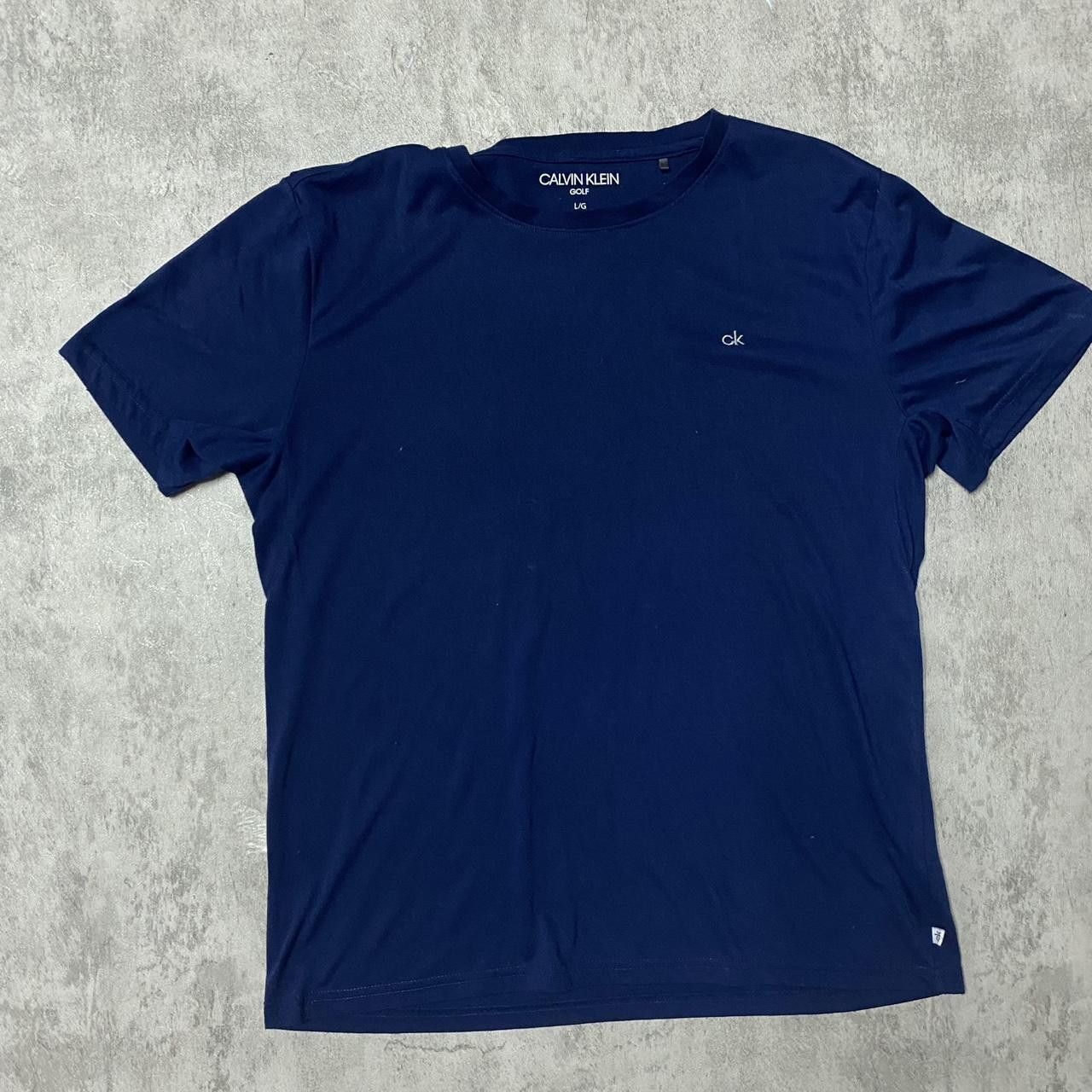 Calvin Klein Calvin Klein blue T-shirt vintage Size US L / EU 52-54 / 3 - 1 Thumbnail
