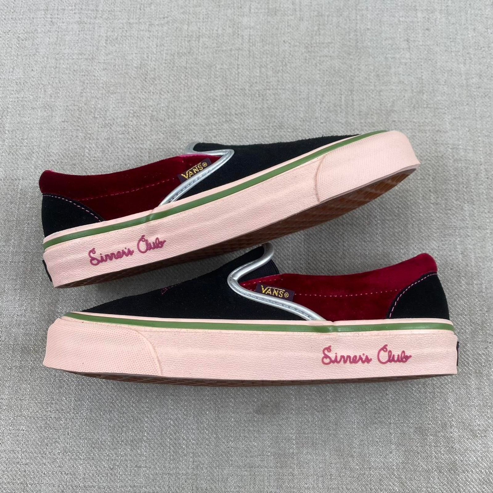 Vans 2018 Vans x Feature Slip On “Sinners Club” Size US 5 / IT 35 - 3 Thumbnail