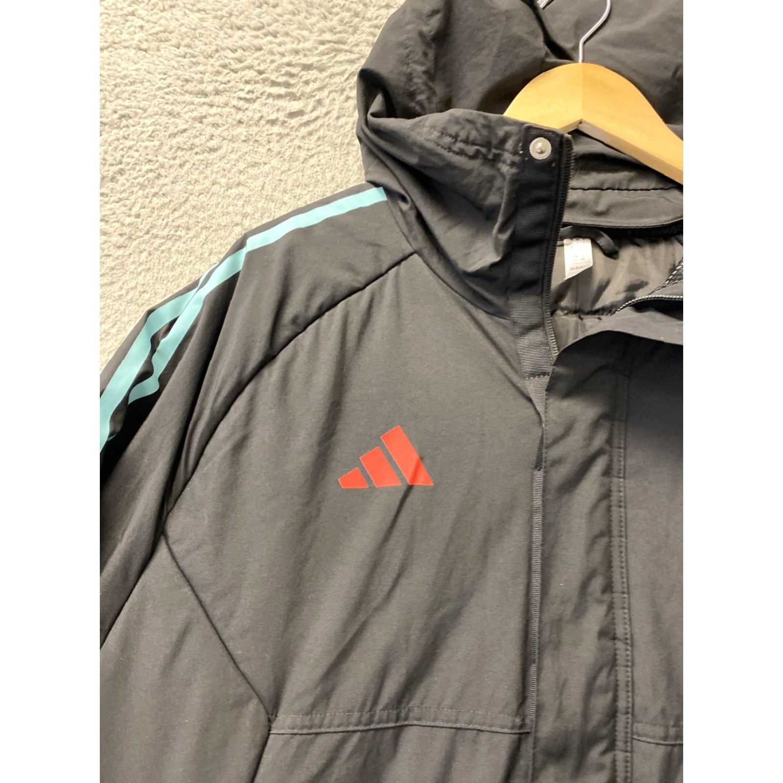 Adidas Adidas Jacket Men L Black Zip Hooded FCF Colombia Soccer Team Issued Rain Size US L / EU 52-54 / 3 - 3 Thumbnail
