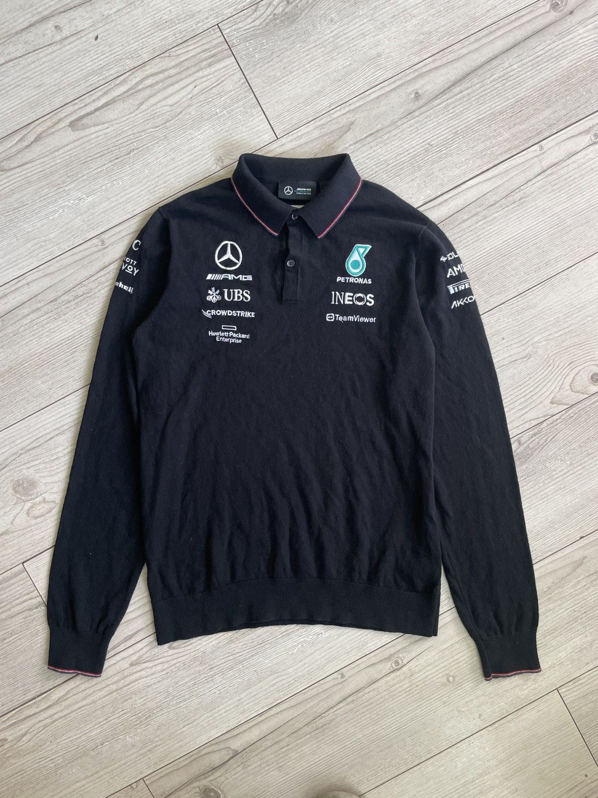 Formula 1 × Mercedes-Benz Mercedes Benz AMG Petronas Formula One Team Sweater Size US M / EU 48-50 / 2 - 1 Thumbnail