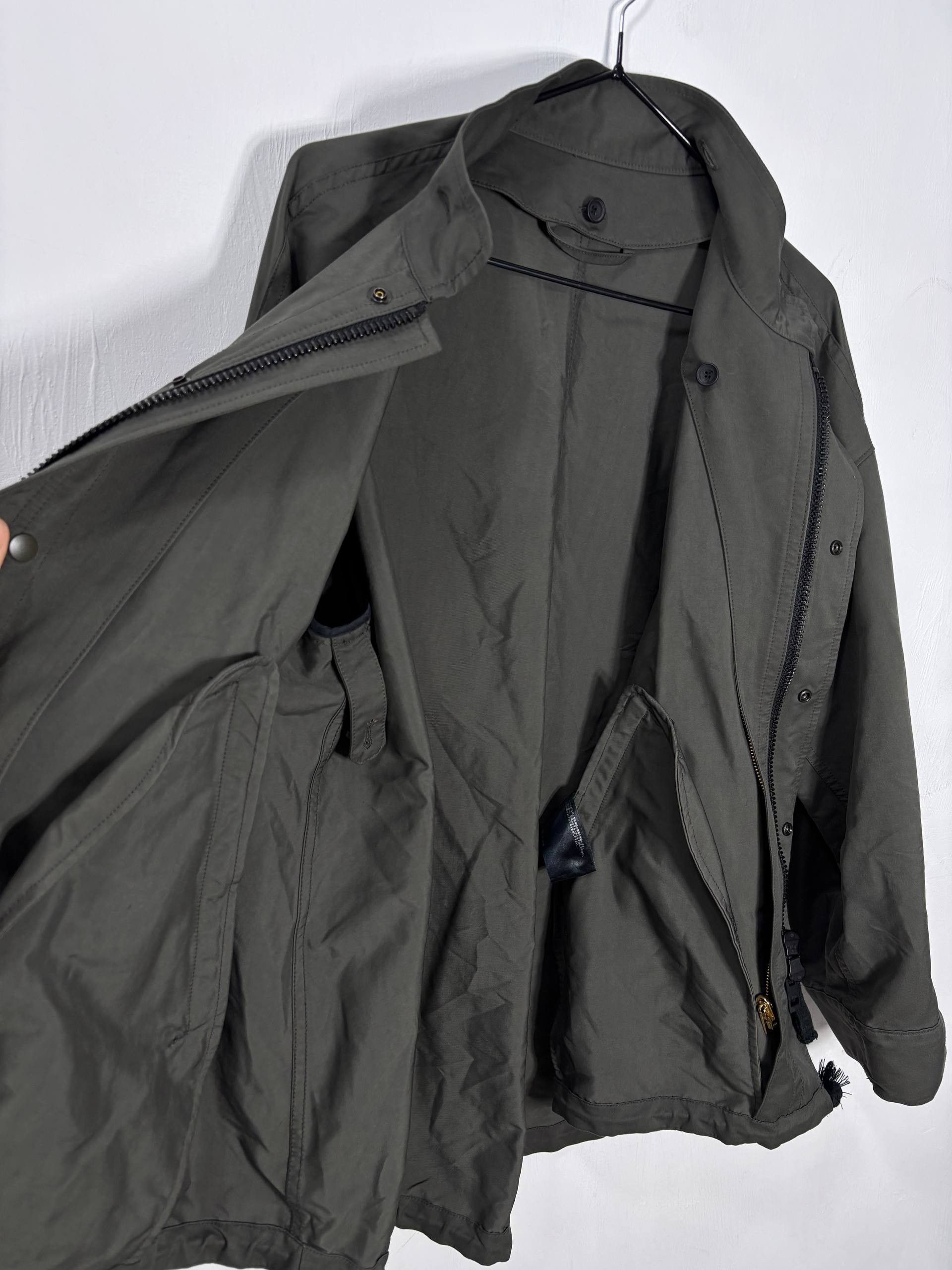 Japanese Brand THE RERACS 22SS Minimalist Nylon Field Jacket Made in Japan Size US L / EU 52-54 / 3 - 15 Thumbnail