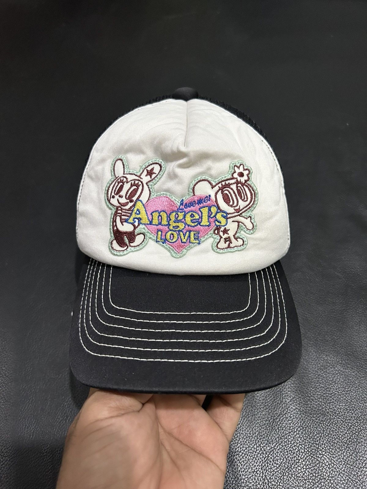 Angel Blue × Hysteric Glamour × Japanese Brand Vintage Angel Blue Trucker Hat Size ONE SIZE - 2 Thumbnail