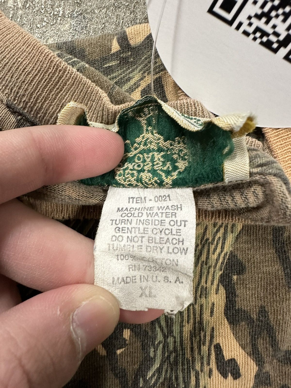 Mossy Oaks Vintage 90s Mossy Oak Original Camo LS Pocket T-Shirt Size US XL / EU 56 / 4 - 22 Thumbnail