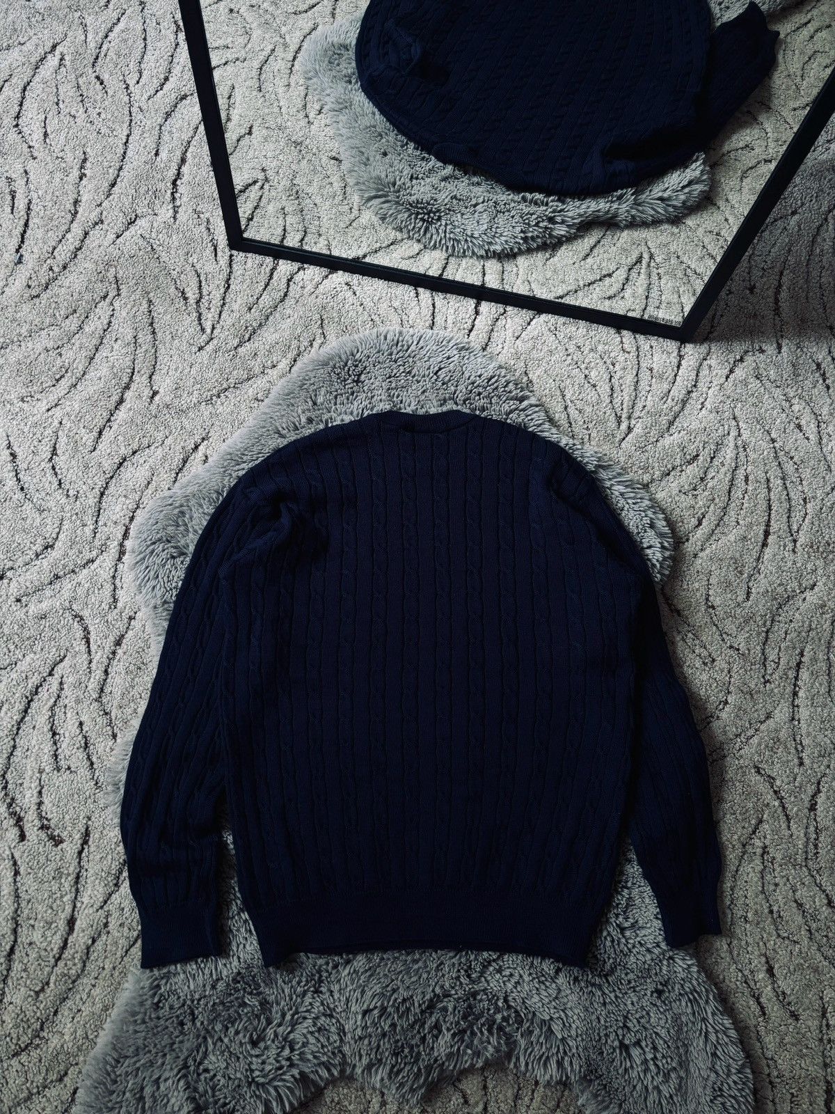 Lacoste × Vintage Lacoste sweater vintage cable knit wool sweatshirt Size US L / EU 52-54 / 3 - 4 Thumbnail