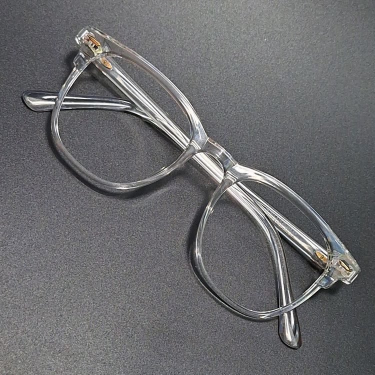 Other TR1801 Clear Transparent Glasses Frame Gold Rivet Detail Size ONE SIZE - 1 Thumbnail