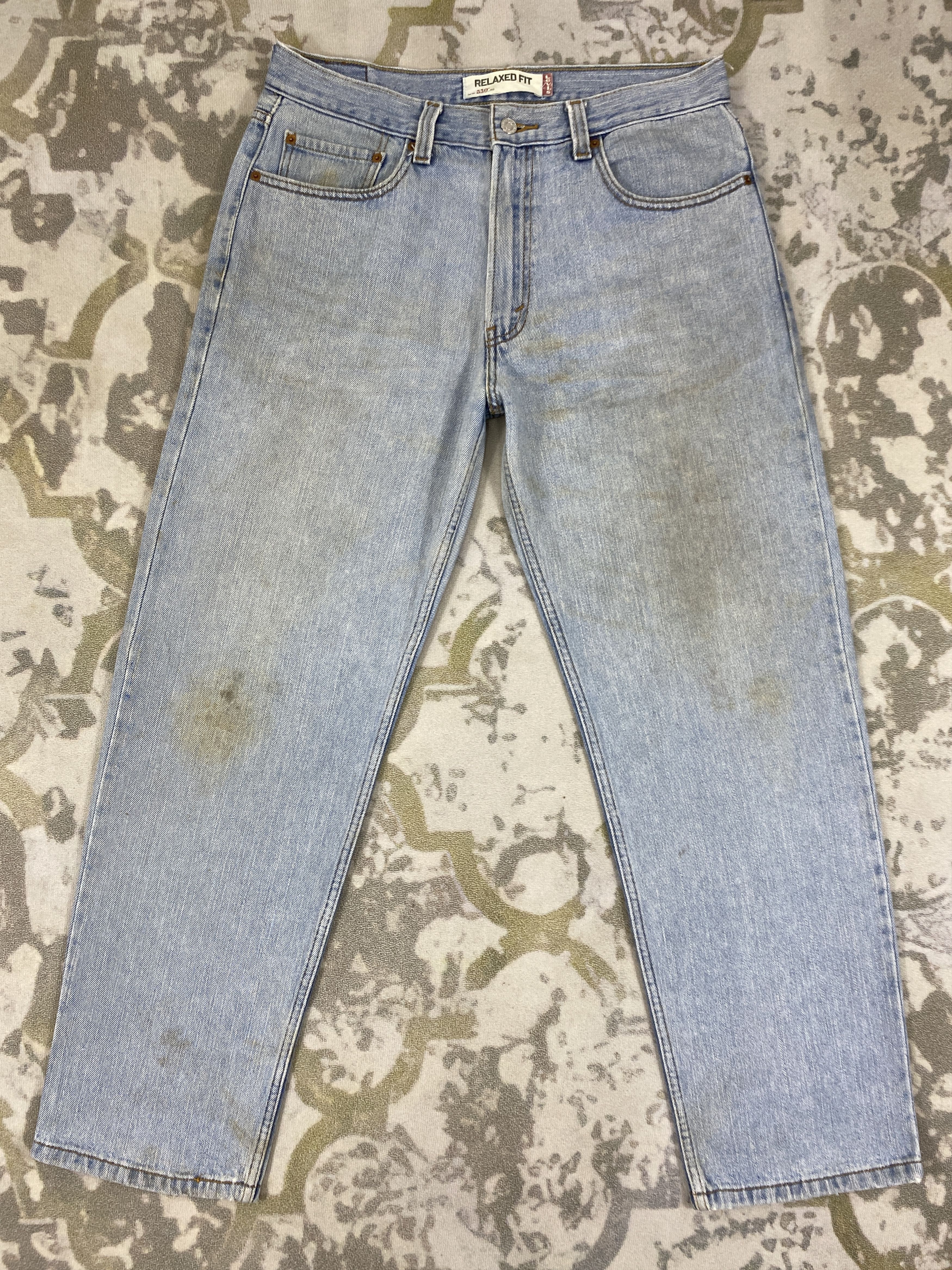 Levi's Light Blue Wash Vintage Levi's 550 34x29.5 Denim -JN1891 Size US 34 / EU 50 - 1 Thumbnail