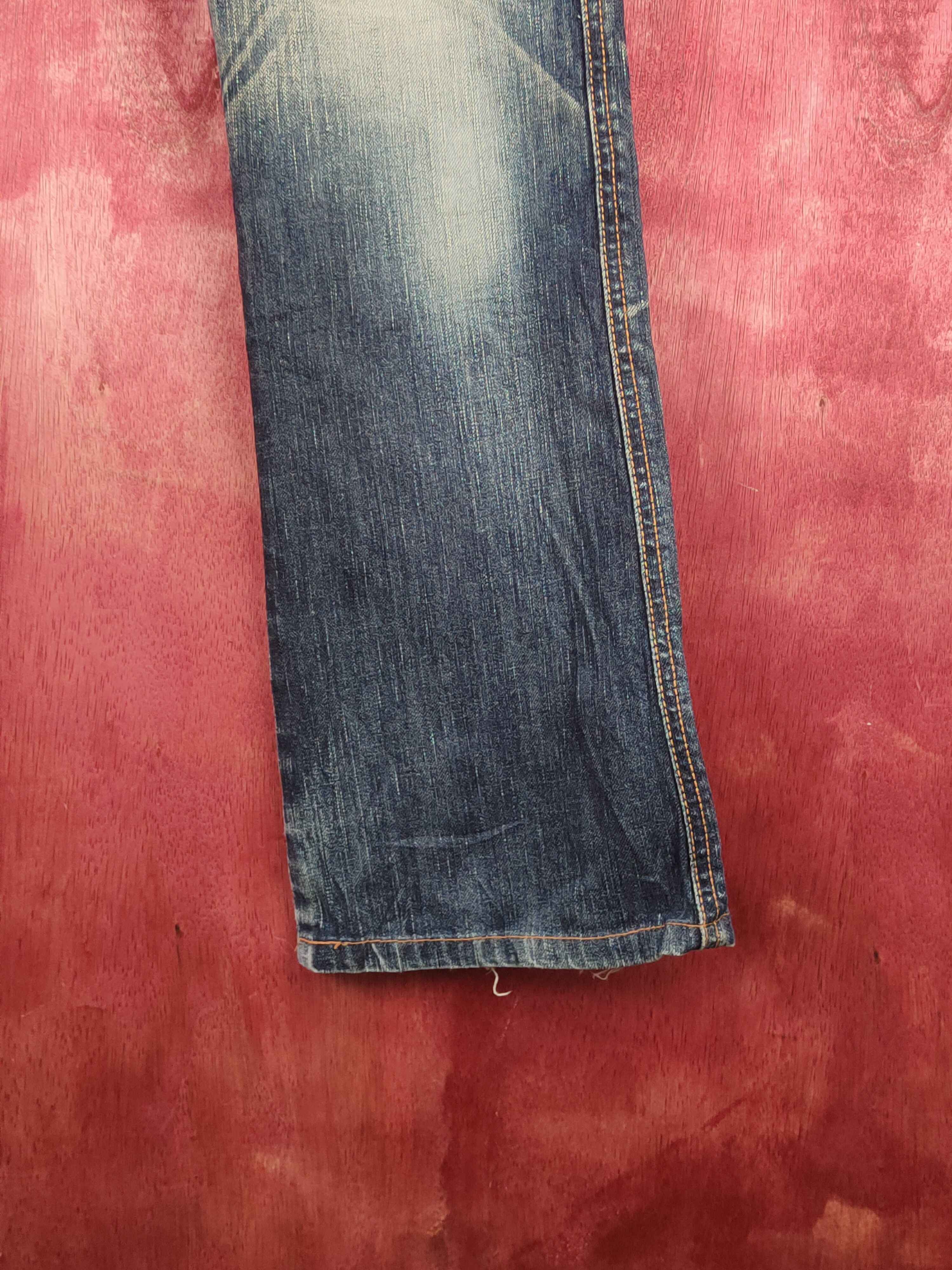Edwin Edwin Dark Blue Distressed Ripped Jeans #S2367 Size US 29 - 6 Thumbnail
