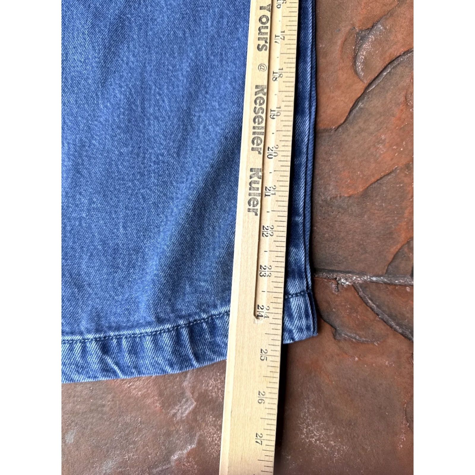 Young Fabulous & Broke VINTAGE Sadie Jeans Womens Small Baggy Wide Leg Pull On YFB Size 28" / US 6 / IT 42 - 6 Thumbnail