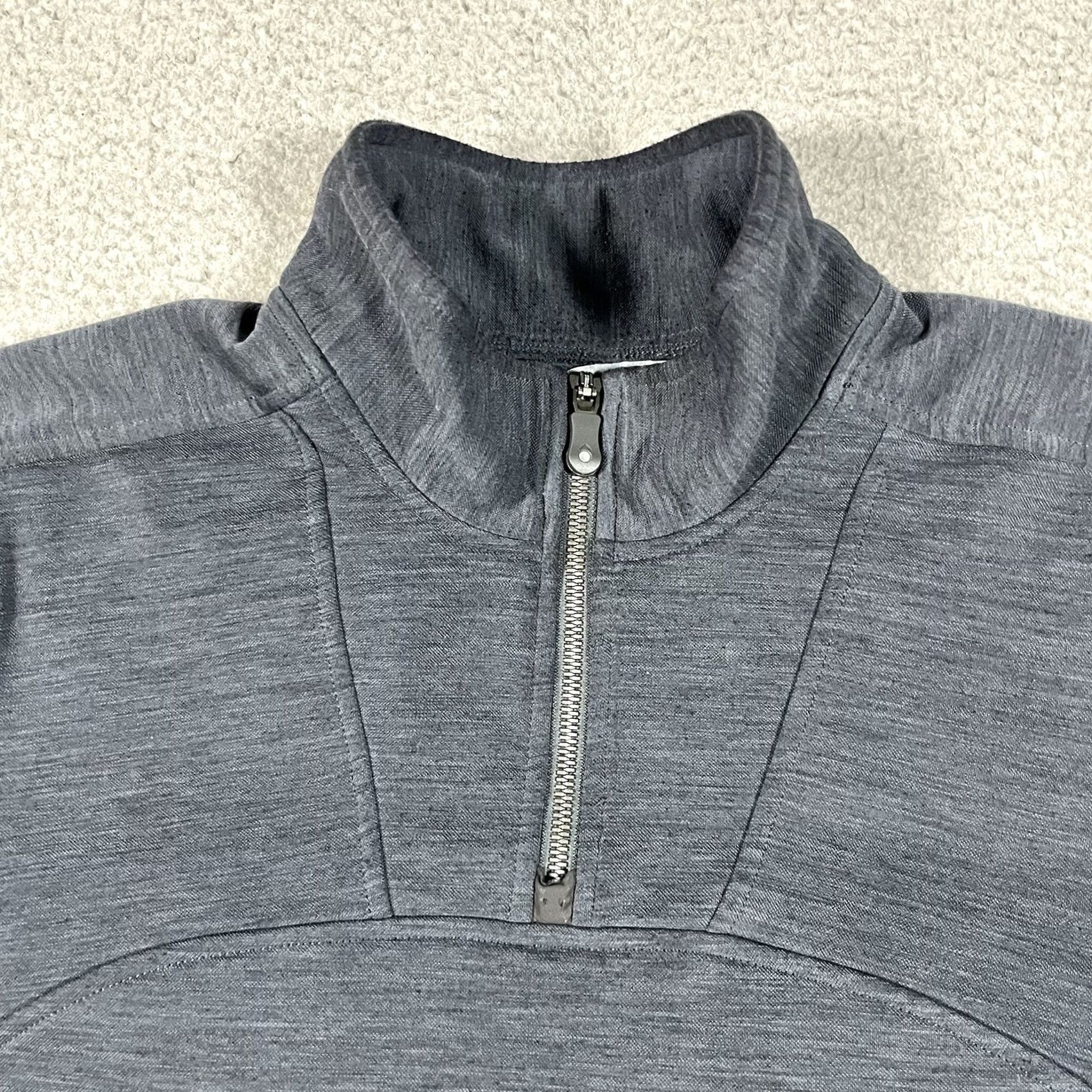 Vintage QOR 1/4 Zip Pullover Mens L Blue Sweatshirt Performance Hiking Outdoor Fleece Size US L / EU 52-54 / 3 - 4 Thumbnail
