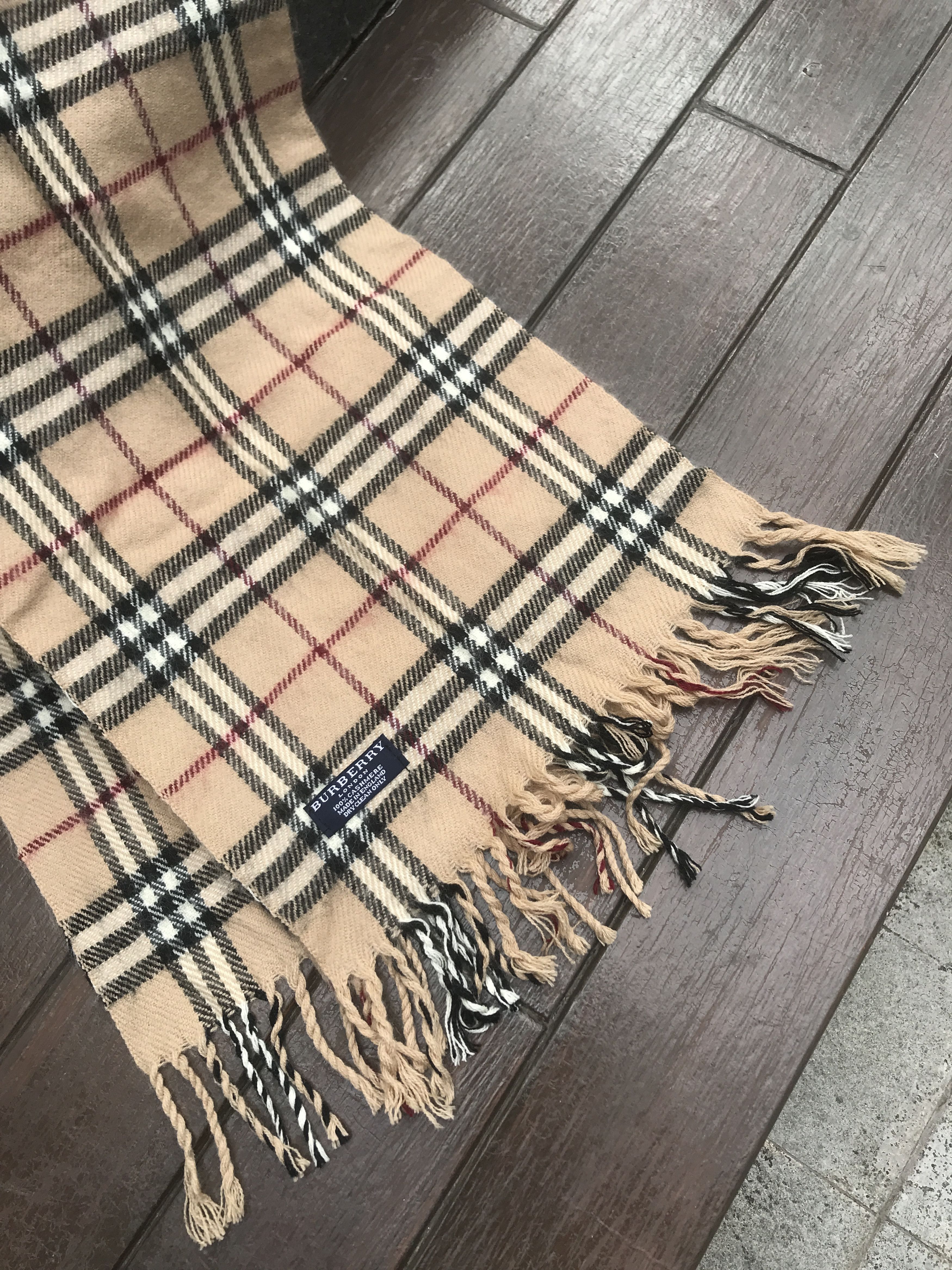 Burberry Burberry beige nova check scarf Size ONE SIZE - 3 Thumbnail