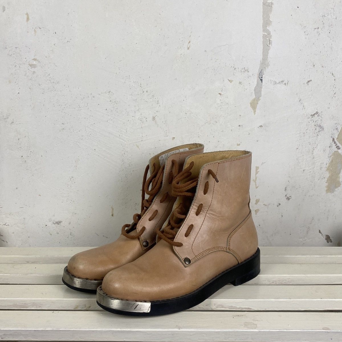 MM6 Mm6 maison margiela combat boots Size US 7 / IT 37 - 1 Thumbnail