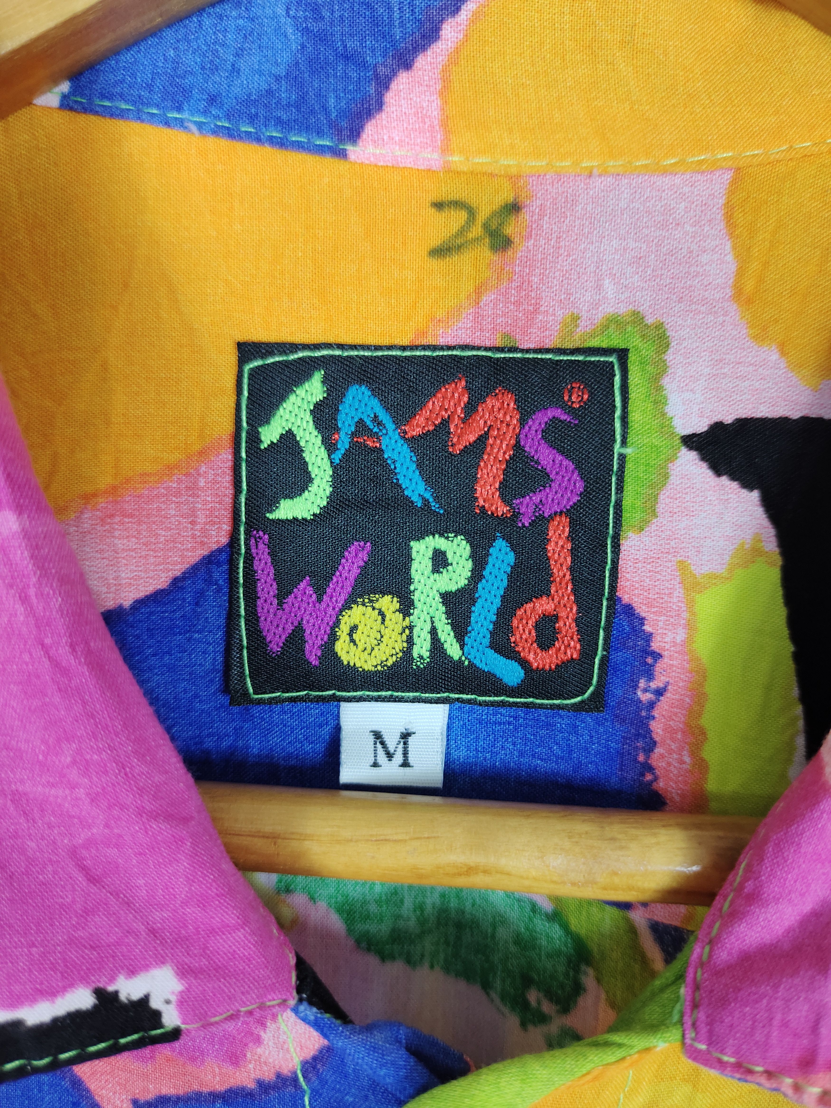 Jams World 1980s Jams World Surf Line Hawaii Rayon Hawaiian Shirt Size US M / EU 48-50 / 2 - 8 Thumbnail