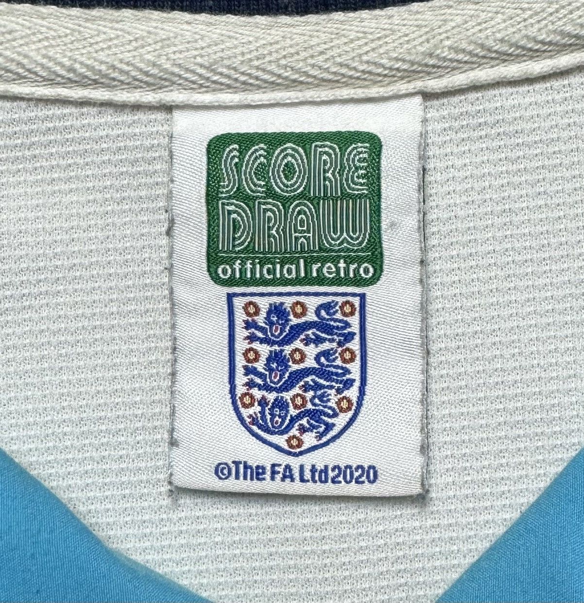 Vintage England 1996 1997 Home Shirt Football Soccer Jersey Size US L / EU 52-54 / 3 - 7 Thumbnail