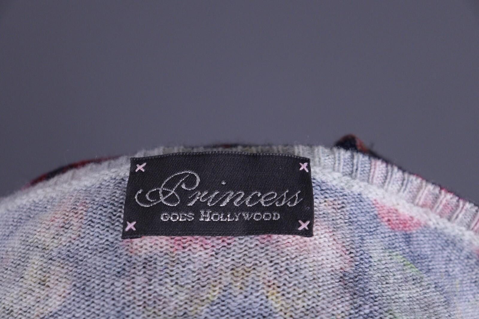 Designer Princess Goes Hollywood Allover Wool Knit Sweater Size 40 Size M / US 6-8 / IT 42-44 - 11 Thumbnail