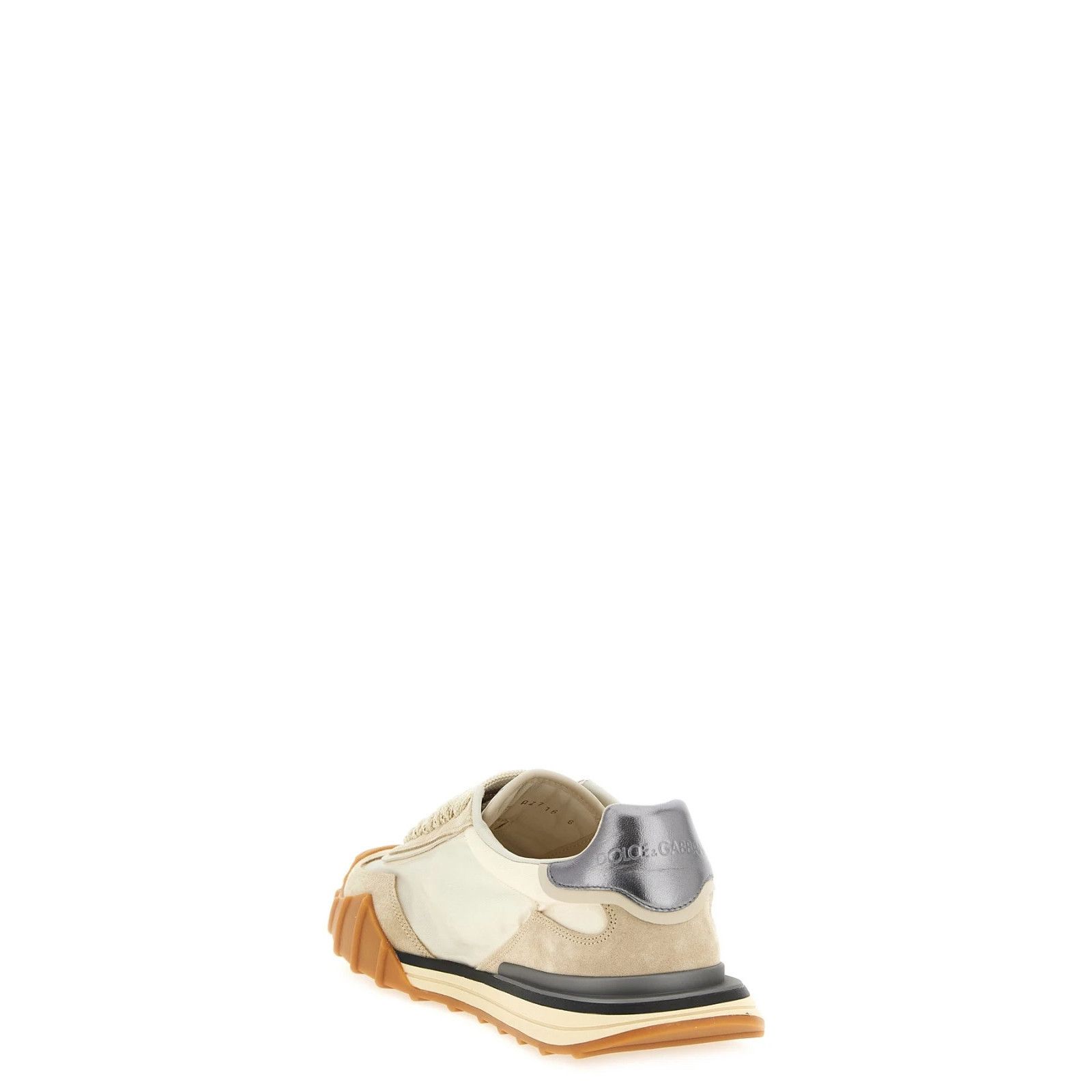 Dolce & Gabbana DOLCE&GABBANA DG Athletic Silver Leather Sneakers New & Auth Size US 9.5 / EU 42-43 - 3 Thumbnail