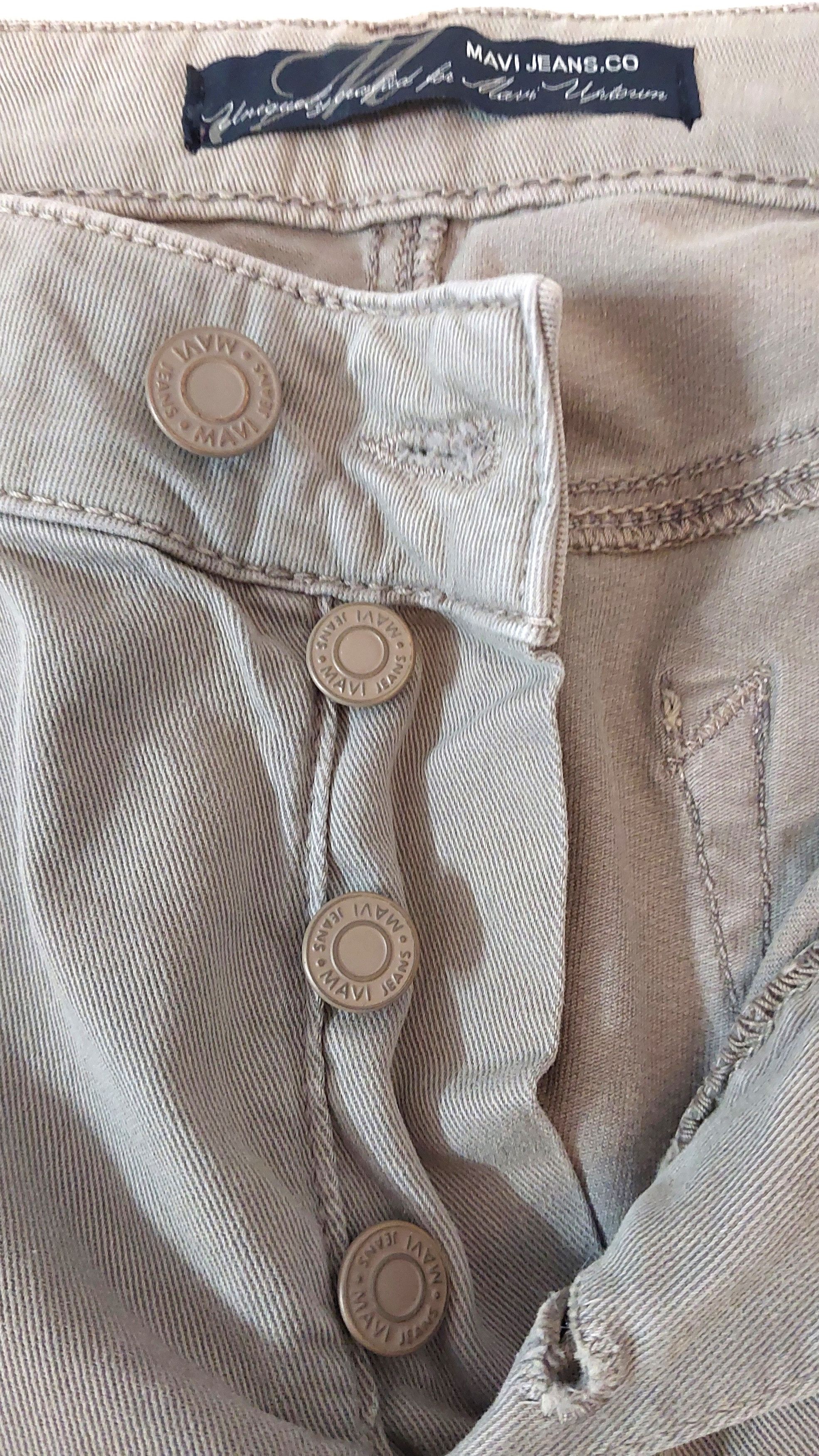Mavi Slim Jeans Mavi Sophie 32/34 beige crincle effect Size 32" / US 10 / IT 46 - 4 Thumbnail