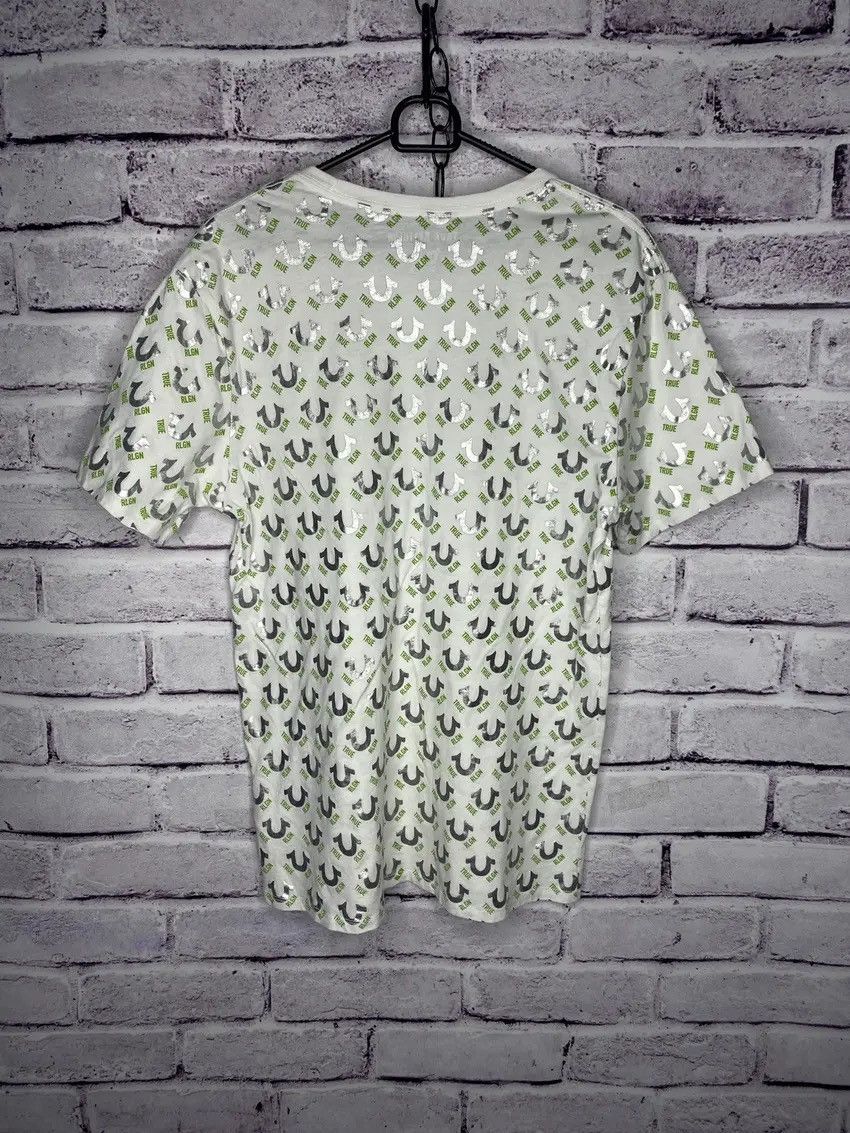 True Religion 🐛Men's T-shirt white monogram TRUE RELIGION made in USA 🐛 Size US M / EU 48-50 / 2 - 7 Thumbnail